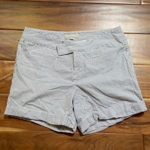 Banana republic nautical blue striped shorts